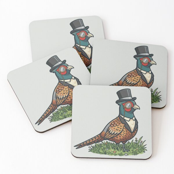 Item preview, Dapper Gentleman Pheasant in Top Hat designed and sold by Mousy-Art.