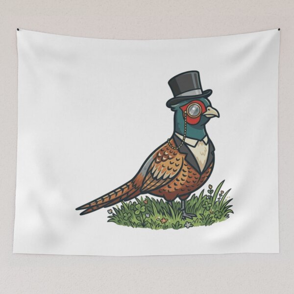 Item preview, Dapper Gentleman Pheasant in Top Hat designed and sold by Mousy-Art.
