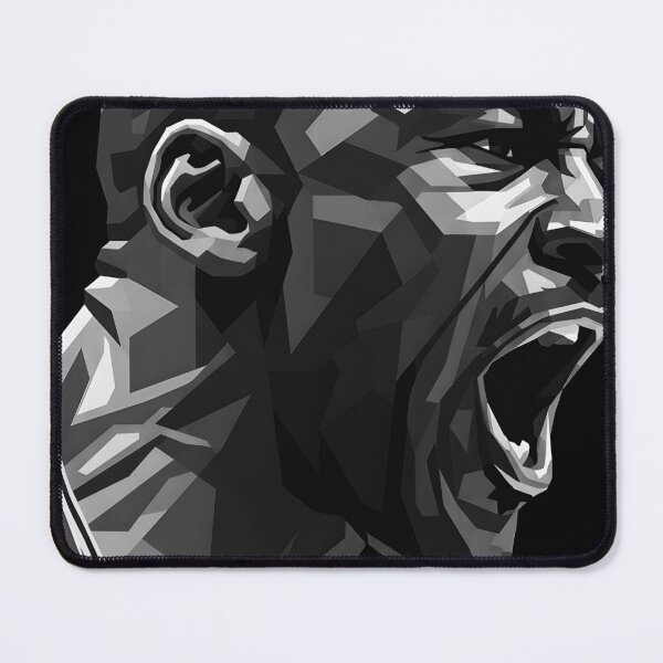 Aperçu de l'œuvre Michael Jordan en niveaux de gris créée et vendue par Japanese art.