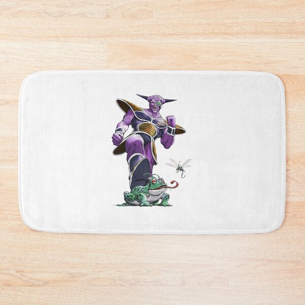Item preview, Purple Horned Captain Standing Over Namekian Amphibian designed and sold by DeepBlueMeadow.
