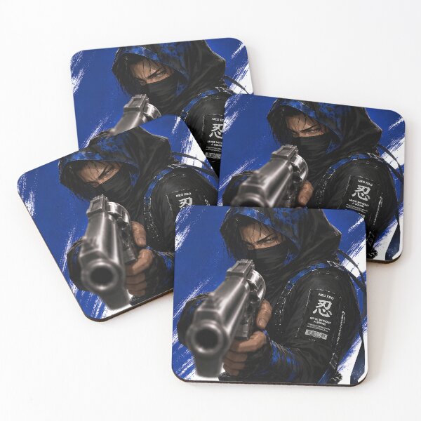 Item preview, Blue Shadow | Neo Edo designed and sold by Neo Edo Studio.