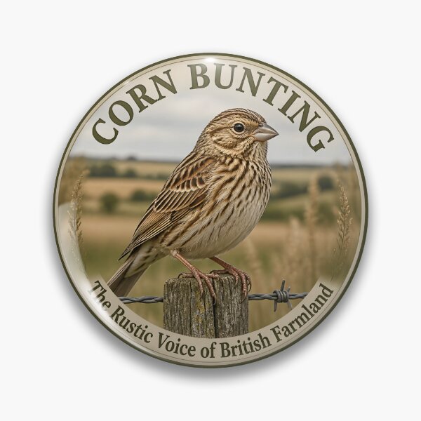 Item preview, CORN BUNTING     – The Rustic Voice of British Farmland designed and sold by The Digital Compass.