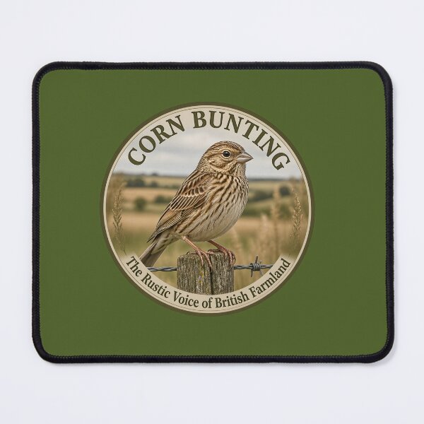 Item preview, CORN BUNTING – The Rustic Voice of British Farmland designed and sold by The Digital Compass.