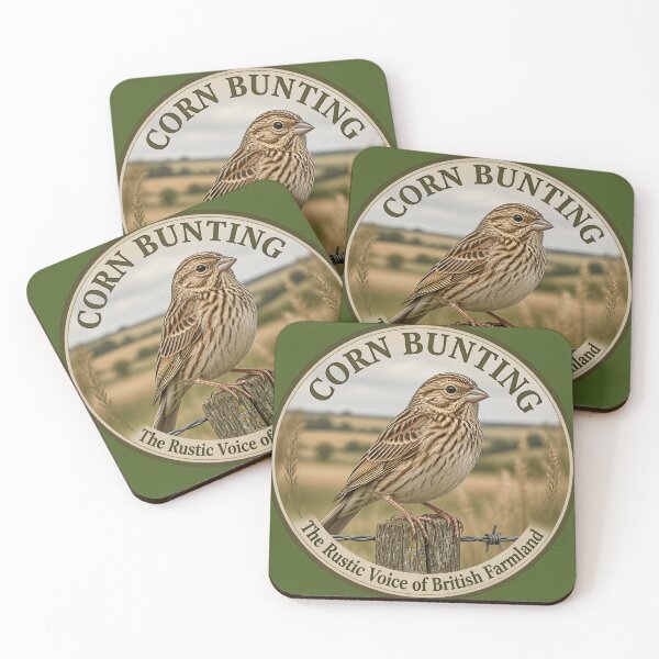 Item preview, CORN BUNTING     – The Rustic Voice of British Farmland designed and sold by The Digital Compass.