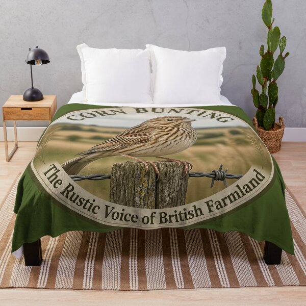 Item preview, CORN BUNTING – The Rustic Voice of British Farmland designed and sold by The Digital Compass.