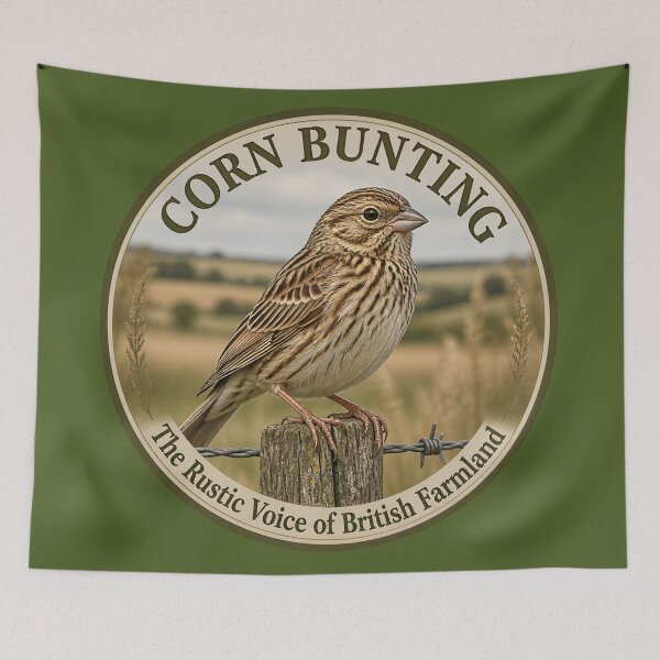 Item preview, CORN BUNTING     – The Rustic Voice of British Farmland designed and sold by The Digital Compass.