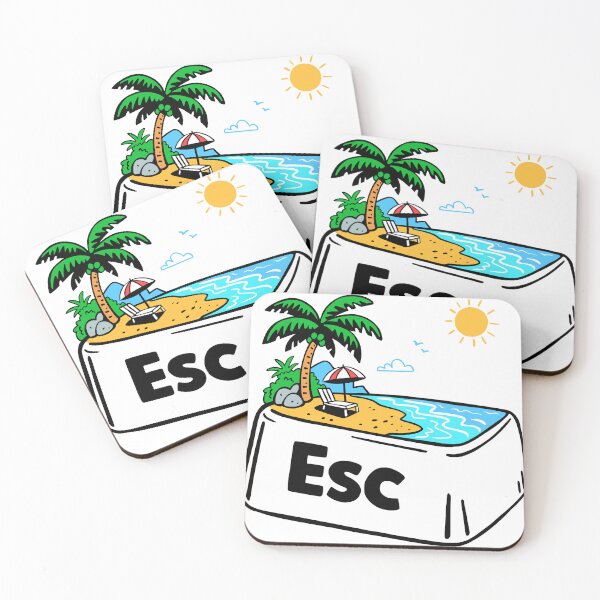 Item preview, Escape to Key Paradise designed and sold by Traveldrawings.