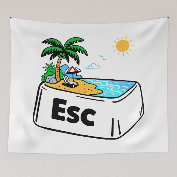 Item preview, Escape to Key Paradise designed and sold by Traveldrawings.