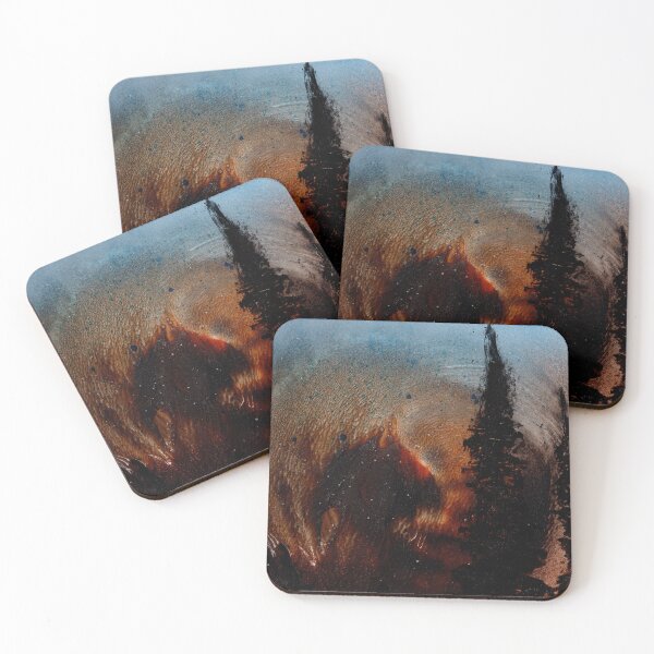 Item preview, Bigfoot Cryptid Woods Silhouette Spray Paint Art designed and sold by Jason Girard.