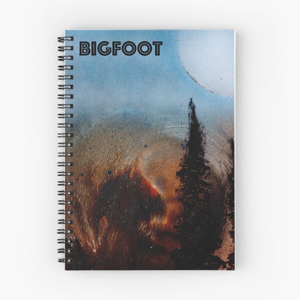 Item preview, Bigfoot Cryptid Woods Silhouette Spray Paint Art designed and sold by Jason Girard.