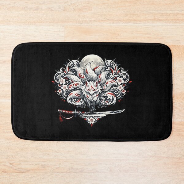 Item preview, Moon Kitsune Spirit | Japanese Fox Yokai | Mythical Samurai Fantasy Art designed and sold by MrDev.
