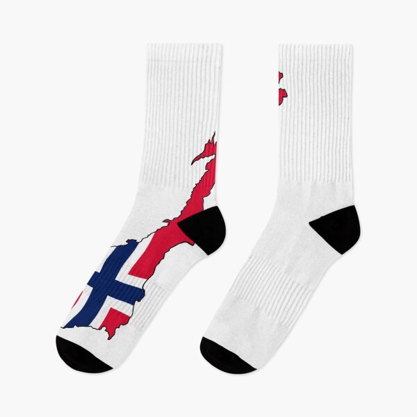 Item preview, Map of the flag of Norway designed and sold by visual adventures.