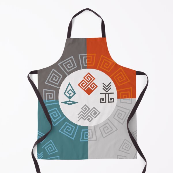 Item preview, Four spirits elemental logo pattern designed and sold by Konopikyu.