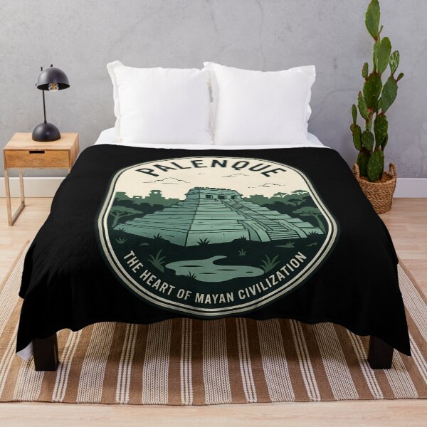 Item preview, Emblema de viaje antiguo de las ruinas mayas de Palenque designed and sold by k3rstman1.