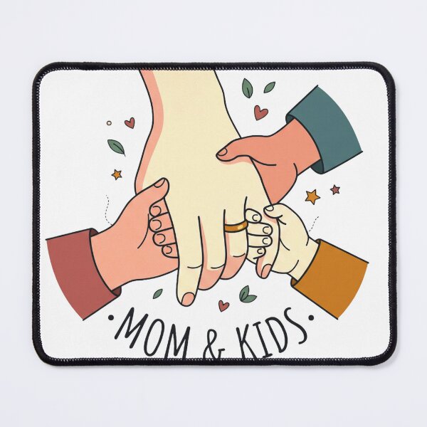 Item preview, Kids Names, Mothers Day Gift From Kids, Mom Kids Hands Tee designed and sold by VisionGraphic.