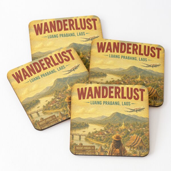 Item preview, Wanderlust Luang Prabang, Laos  designed and sold by Andy Gambino Art.