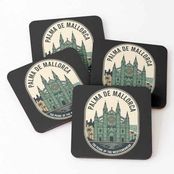 Item preview, Palma De Mallorca Cathedral Vintage Travel Emblem designed and sold by k3rstman1.