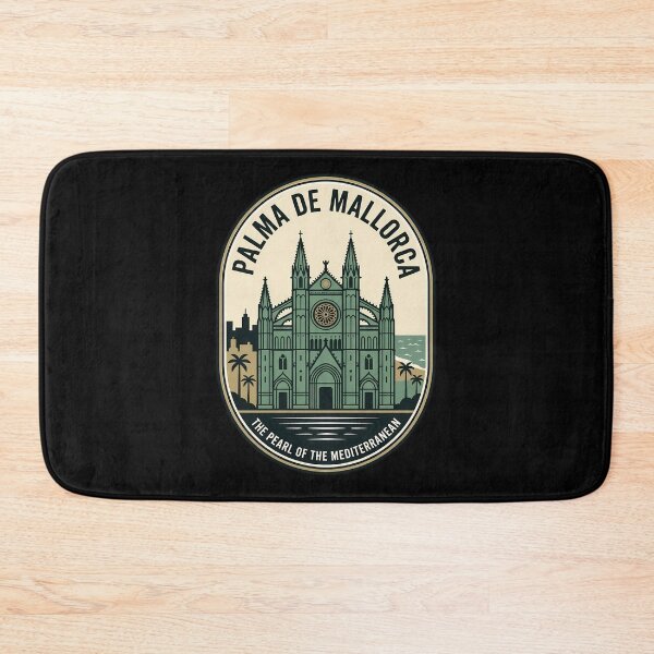 Item preview, Palma De Mallorca Cathedral Vintage Travel Emblem designed and sold by k3rstman1.