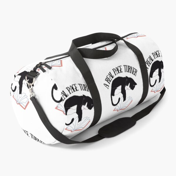 Item preview, Black and white cat turning book page, a real page turner designed and sold by BritishDelights.