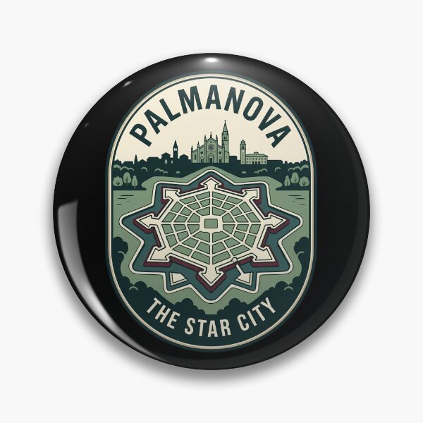 Item preview, Palmanova The Star City Vintage Travel Emblem designed and sold by k3rstman1.
