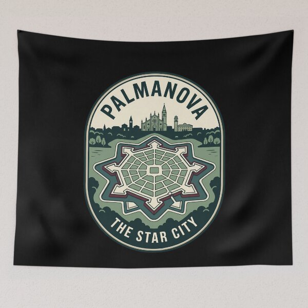 Item preview, Palmanova The Star City Vintage Travel Emblem designed and sold by k3rstman1.