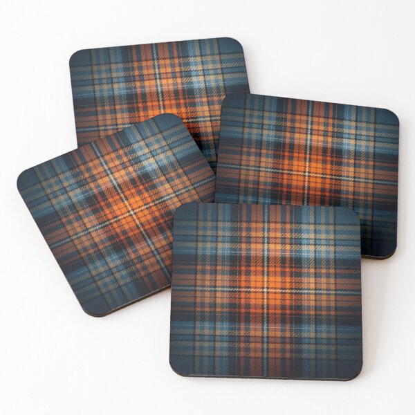 Item preview, Orange Blue Plaid designed and sold by SeaStarAlex.
