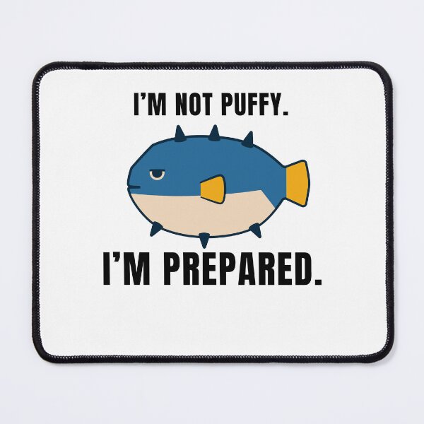 Item preview, Annoyed pufferfish with a funny saying designed and sold by Lyfeinsights.