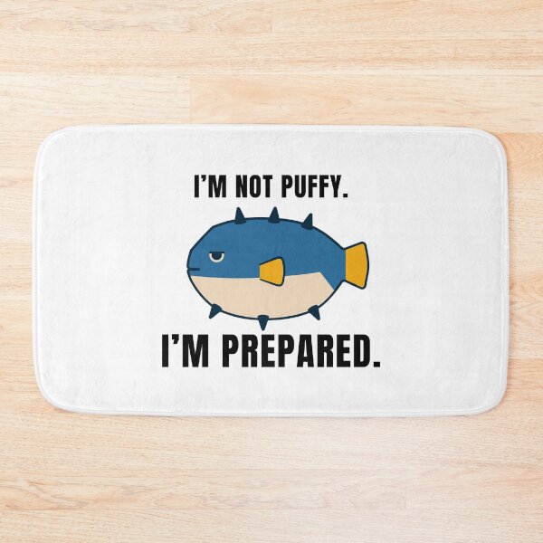 Item preview, Annoyed pufferfish with a funny saying designed and sold by Lyfeinsights.