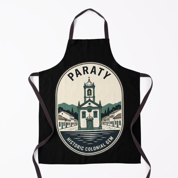 Item preview, Paraty Brazil Historic Colonial Church Vintage Travel Emblem designed and sold by k3rstman1.