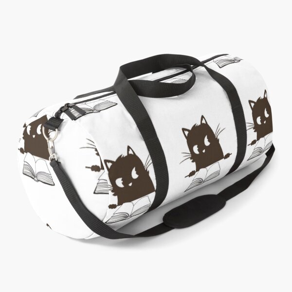 Item preview, Suspicious Black cat with book designed and sold by BigfeetLittlepaws.