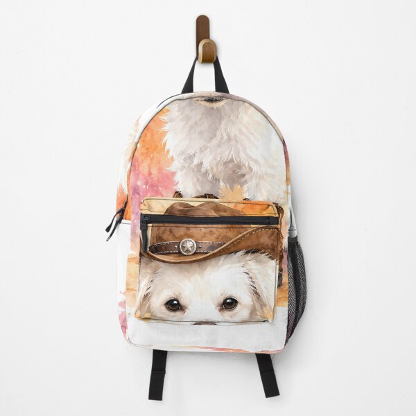 Item preview, Cute Watercolor Maltipoo Cowboy Puppy in Boots and Hat designed and sold by Sussyg007.