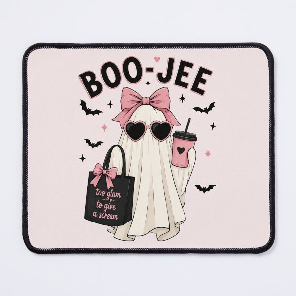 Item preview, Boo-Jee Ghost, Pink Ghost, Ghost Coffee, Funny Fall, Ghost, Girly Halloween Gift, Boojee designed and sold by Sprinkle12345.