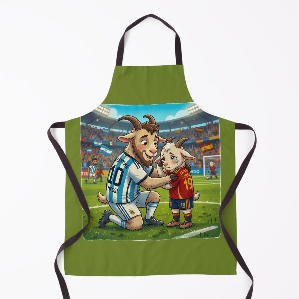Item preview, The GOAT and the Kid - Football Legends Cartoon designed and sold by digitalbob60.