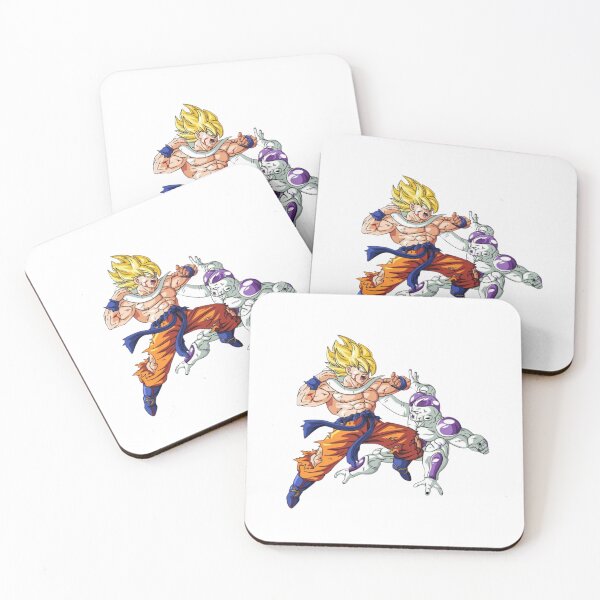Item preview, Golden Super Warrior Dodging Tail Attacks of Cosmic Overlord designed and sold by DeepBlueMeadow.