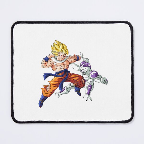 Item preview, Golden Super Warrior Dodging Tail Attacks of Cosmic Overlord designed and sold by DeepBlueMeadow.