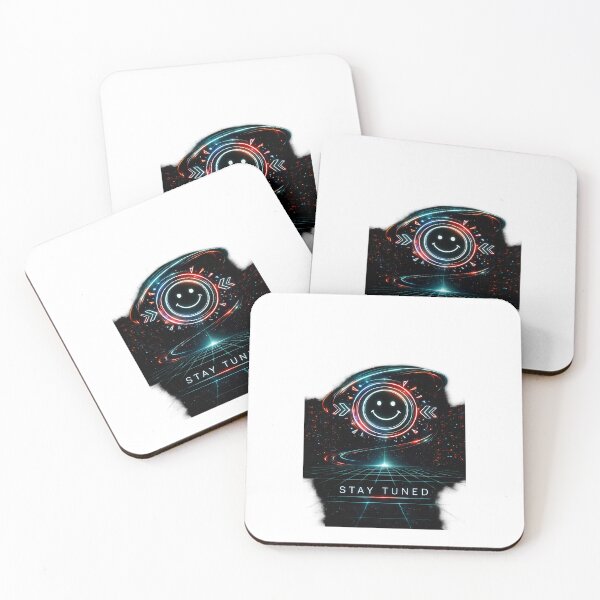 Item preview, Neon Smiley Face Stay Tuned designed and sold by Retro-polis.
