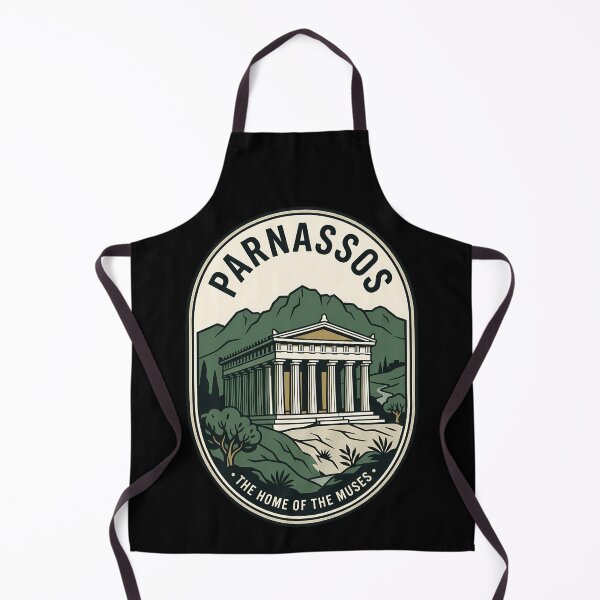 Item preview, Mount Parnassos Greek Temple Vintage Travel Emblem designed and sold by k3rstman1.
