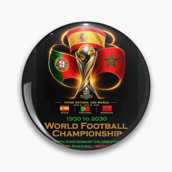 Item preview, 2030 World Football Championship - Spain - Portugal - Morocco - 100th Anniversary 1930 to 2030 designed and sold by DBM Photo Art 1.