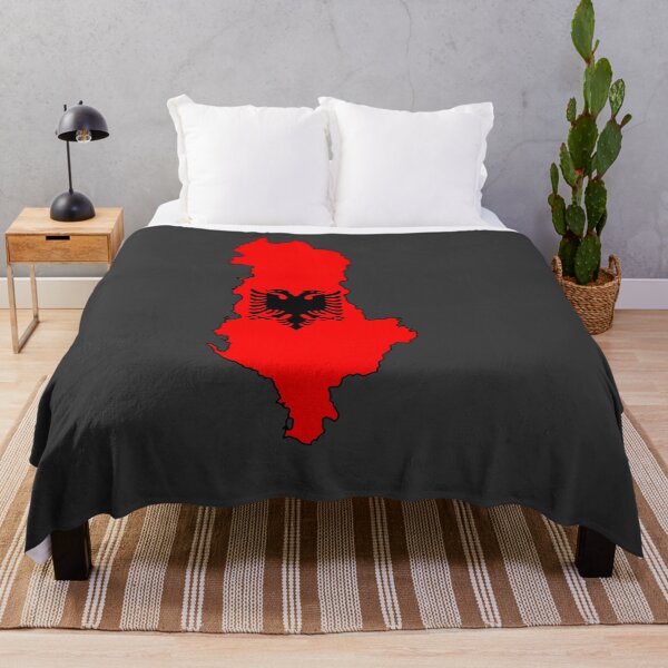 Item preview, Map of the Albanian flag designed and sold by visual adventures.