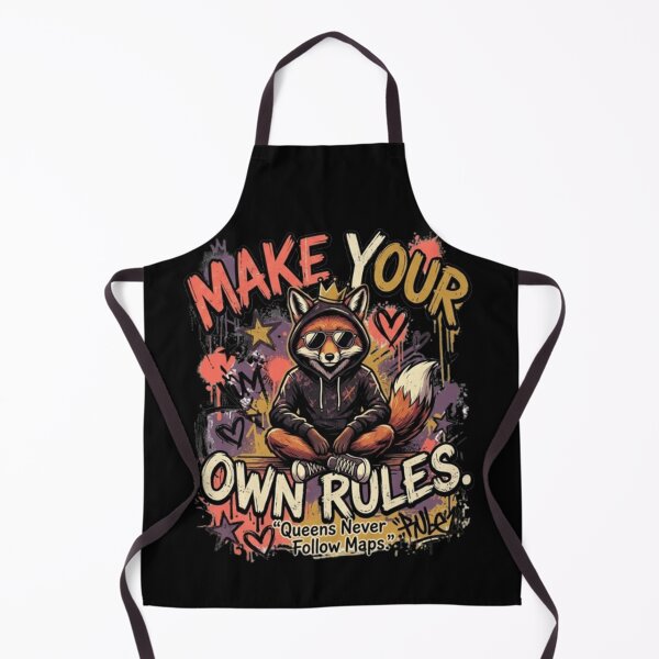 Item preview, Make Your Own Rules – Street Art Fox designed and sold by Dogandesighn.