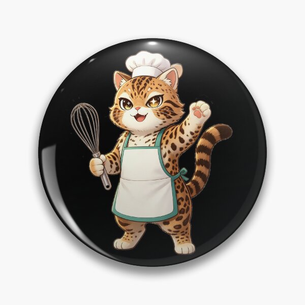 Item preview, The Star-Chef - Cute Felis Nigripes Kitchen Master designed and sold by ABYSSLAB.