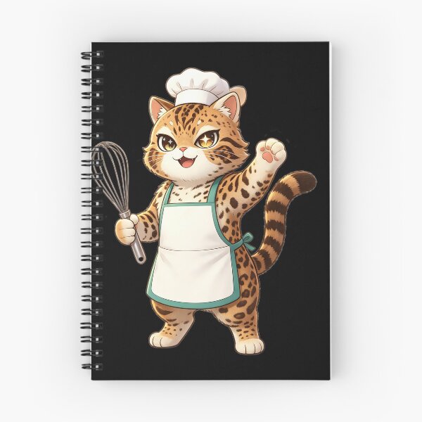Item preview, The Star-Chef - Cute Felis Nigripes Kitchen Master designed and sold by ABYSSLAB.