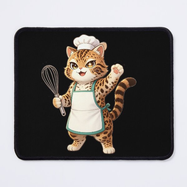 Item preview, The Star-Chef - Cute Felis Nigripes Kitchen Master designed and sold by ABYSSLAB.