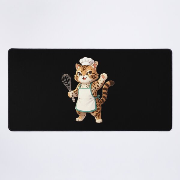 Item preview, The Star-Chef - Cute Felis Nigripes Kitchen Master designed and sold by ABYSSLAB.
