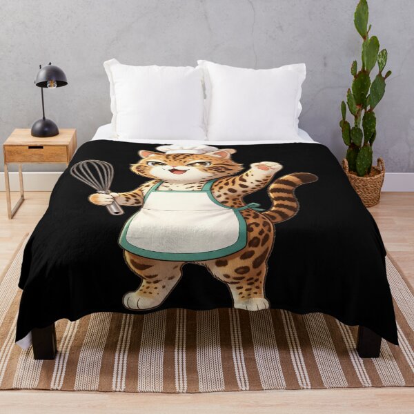 Item preview, The Star-Chef - Cute Felis Nigripes Kitchen Master designed and sold by ABYSSLAB.