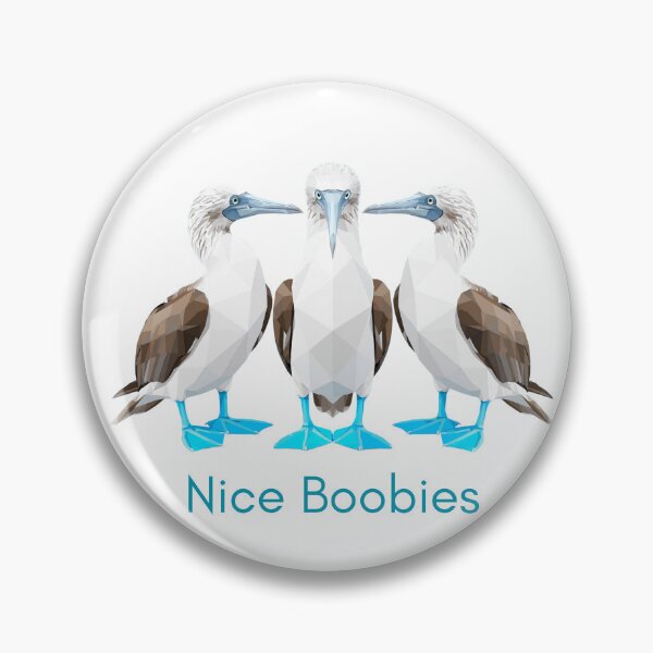 Item preview, Nice Boobies - Funny Blue Footed Booby Bird Birdwatching Pun designed and sold by Neurospicy Trolls.