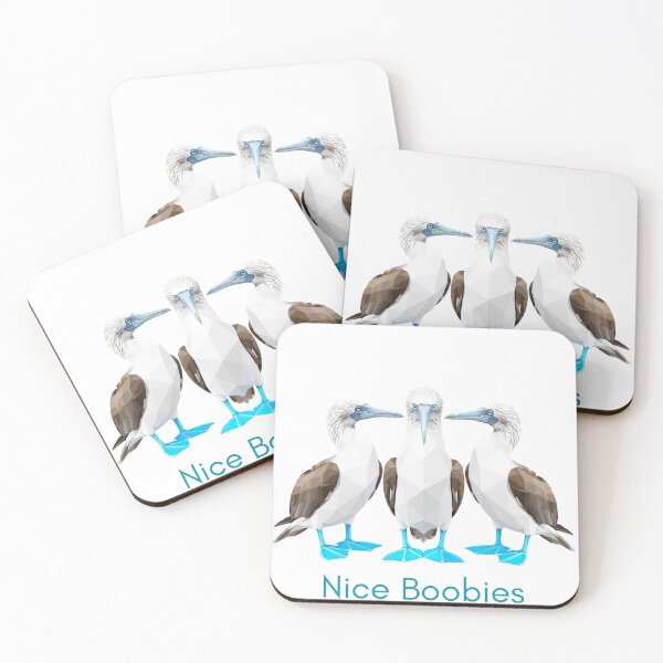 Item preview, Nice Boobies - Funny Blue Footed Booby Bird Birdwatching Pun designed and sold by Neurospicy Trolls.