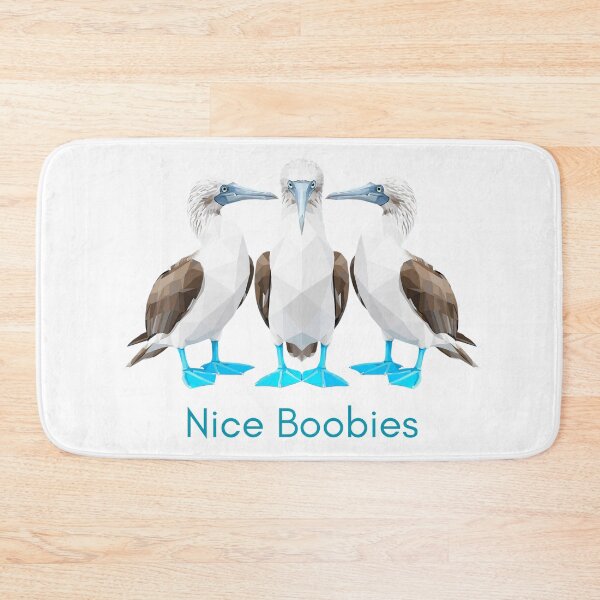Item preview, Nice Boobies - Funny Blue Footed Booby Bird Birdwatching Pun designed and sold by Neurospicy Trolls.