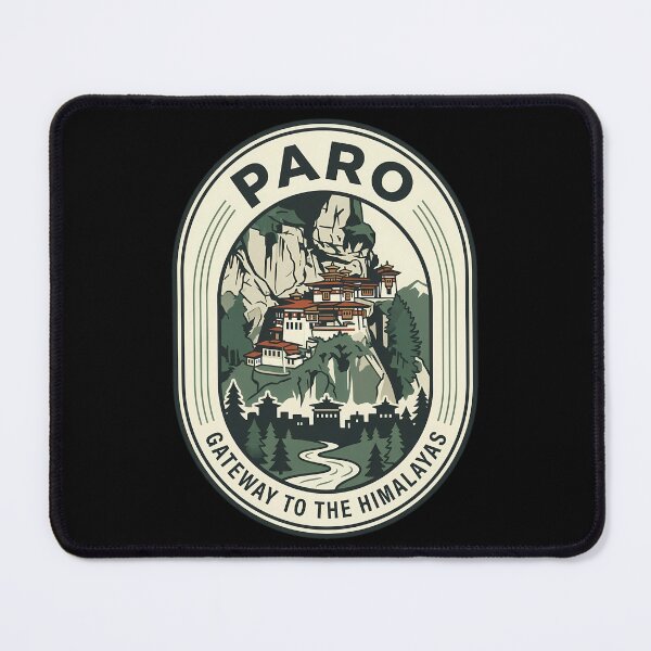 Item preview, Paro Gateway to the Himalayas Vintage Travel Emblem designed and sold by k3rstman1.