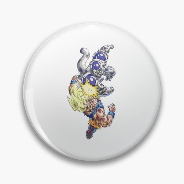 Item preview, Full Power Tyrant Striking Golden Super Warrior Mid Air designed and sold by DeepBlueMeadow.